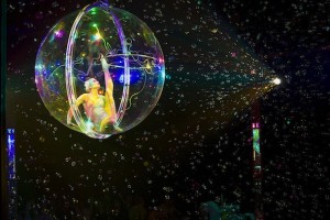 Profile:  aerial artist Lucia Carbines